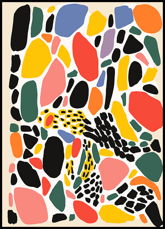 Colorful Mosaic Dance (NEW) - Posterbox