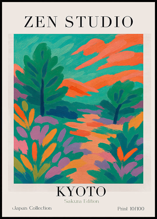 Vibrant Kyoto Path (NEW) - Posterbox